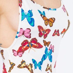 Butterfly Print Jumpsuit